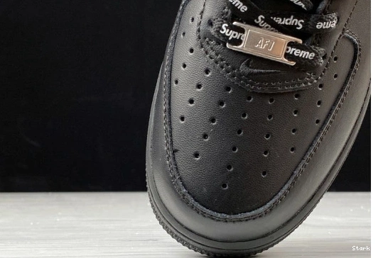 Black  Air Supreme CU9225-001 Force Low 1 Nike  0124